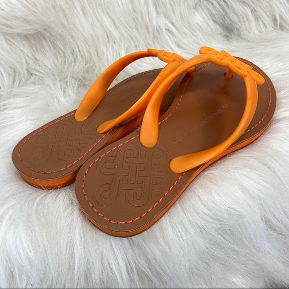 DVF orange filagree sandals 5.5 - Picture 4 of 4